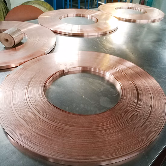 High Quality Conductive Copper Metal Strip 99.99% Pure Grounding Copper Foil Strip Copper Strip